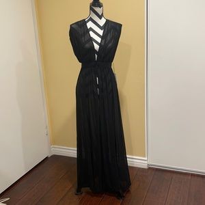 Black Swim Cover Up Dress